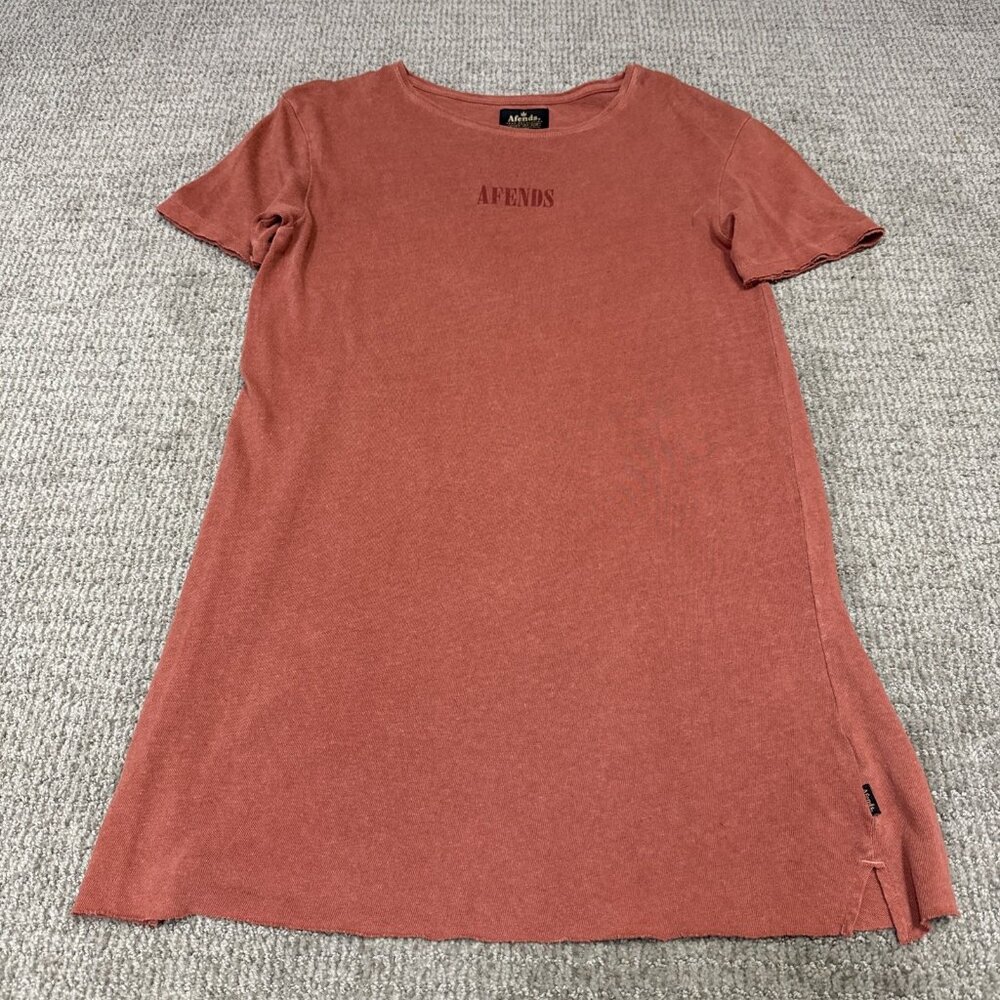 Afends Dress Short Sleeve Red Women’s Size 4